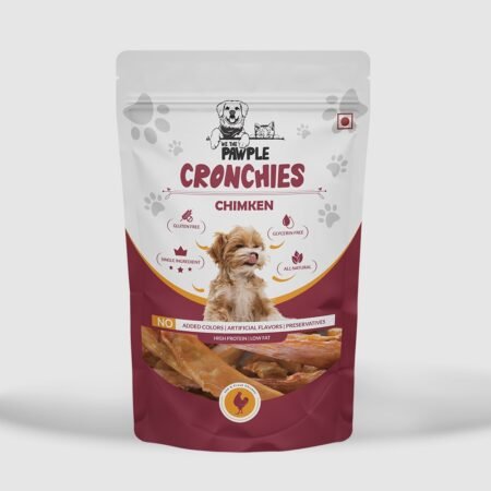 Dog training treats pack with chimken cronchies, the chicken jerky.