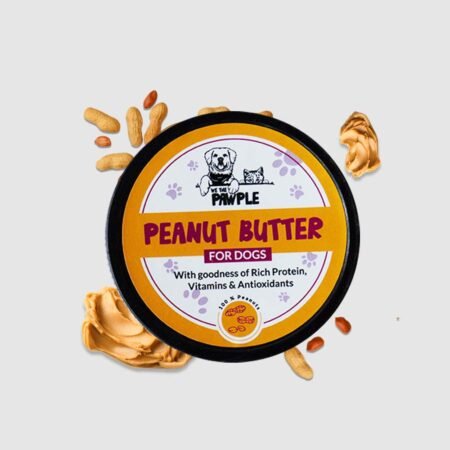 Peanut butter for dogs. Made in small batches from freshly roasted peanuts.